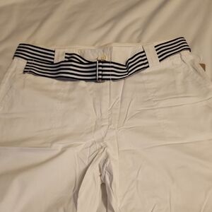 White Stag White Cotton Blend Capris